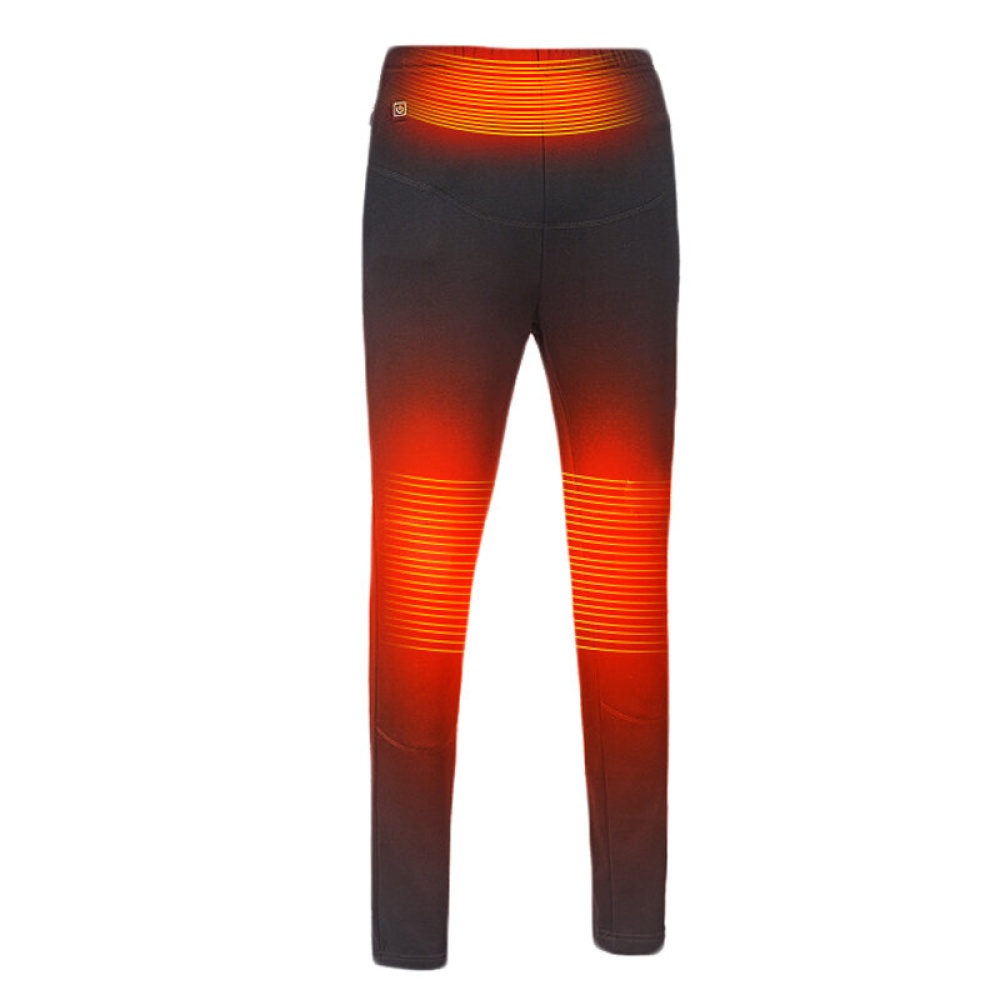 TENGOO 3-Gears Control Electric Heated Warm Pants Men Women USB Heating Base Layer Elastic Long Johns Insulated Heated Trousers for Camping Hiking - - Image 2