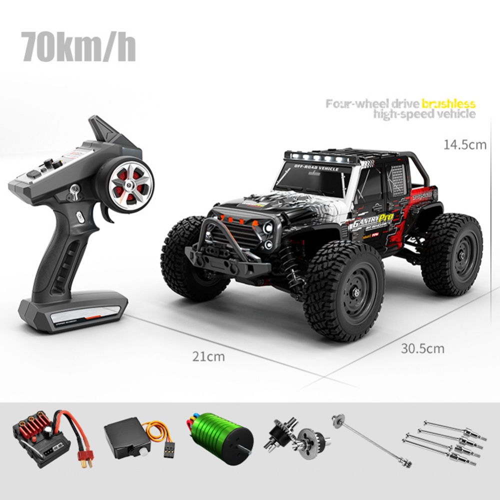 Q117 1:16 Full Scale High Speed RC Car Electric 4wd Off-road Vehicle for Children Dark Blue - Image 2