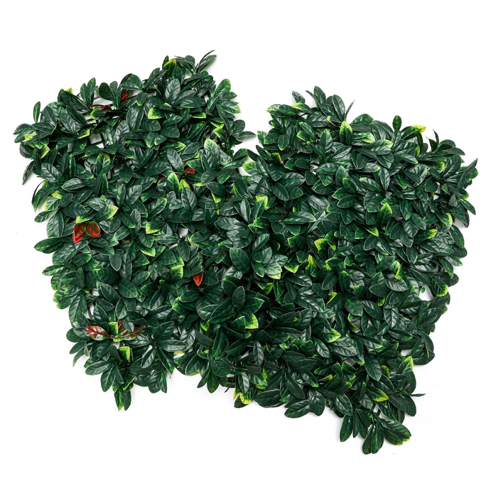 40*60CM Artificial Topiary Hedges Panels Plastic Faux Shrubs Fence Mat Greenery Wall Backdrop Decor Garden Privacy Screen Fence - Type A - Image 2