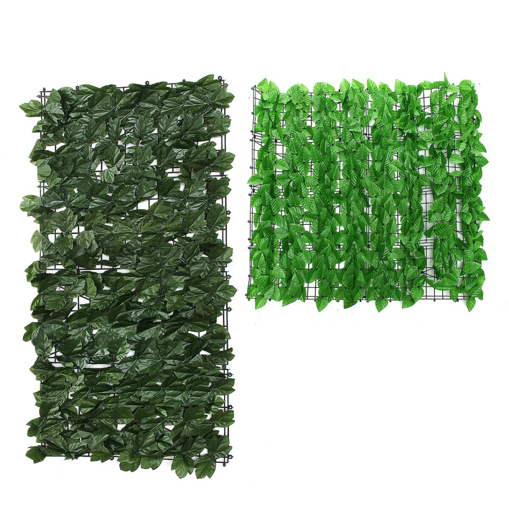 Artificial Green Fence Art Foliage Hedge Backdrop Plant Wall Grass Panel Decorations - S B