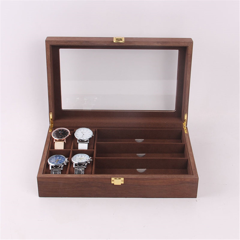 Woden Watch Boxes Necklace Jewelry Watch Display Box - NO.1 - Image 2