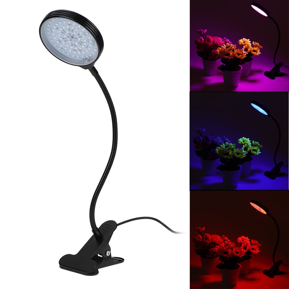 LED Grow Light IP65 Waterproof Full Spectrum Succulent Plant Light Greenhouse USB Interface - 15W
