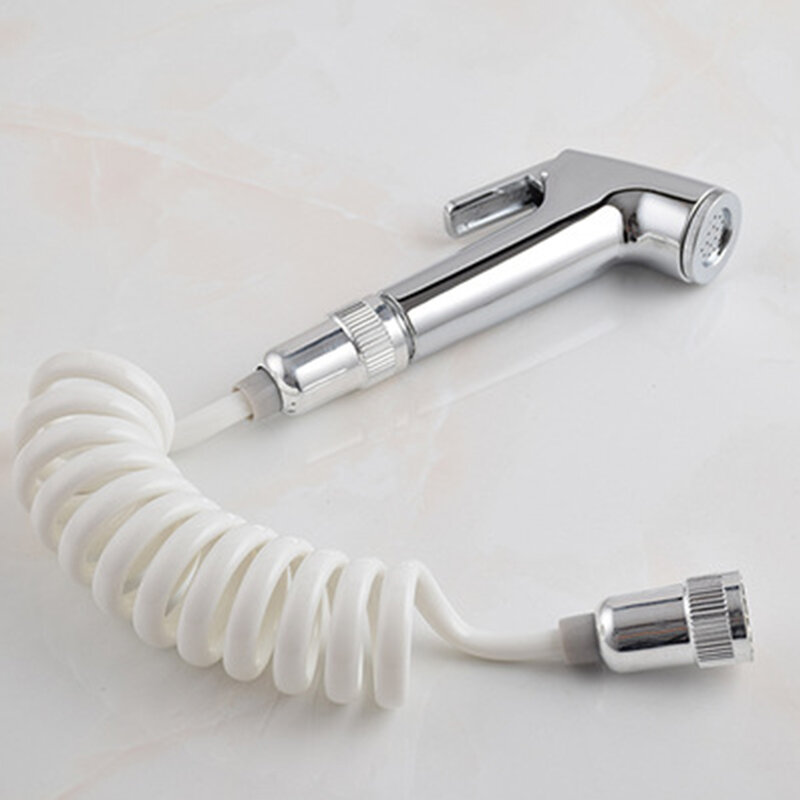 Toilet Bidet Sprayer Set Bathroom Spray Flusher Nozzle Hose Set - Set 2