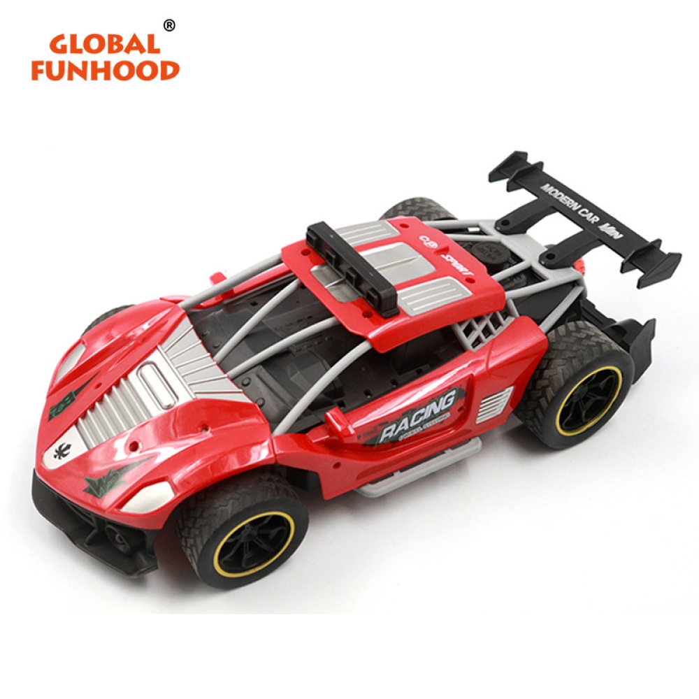 1:12 2.4g Remote Control Car 6-channel High-speed Spray with Light Sound Effect for Children Toys Porsche Red - Image 2