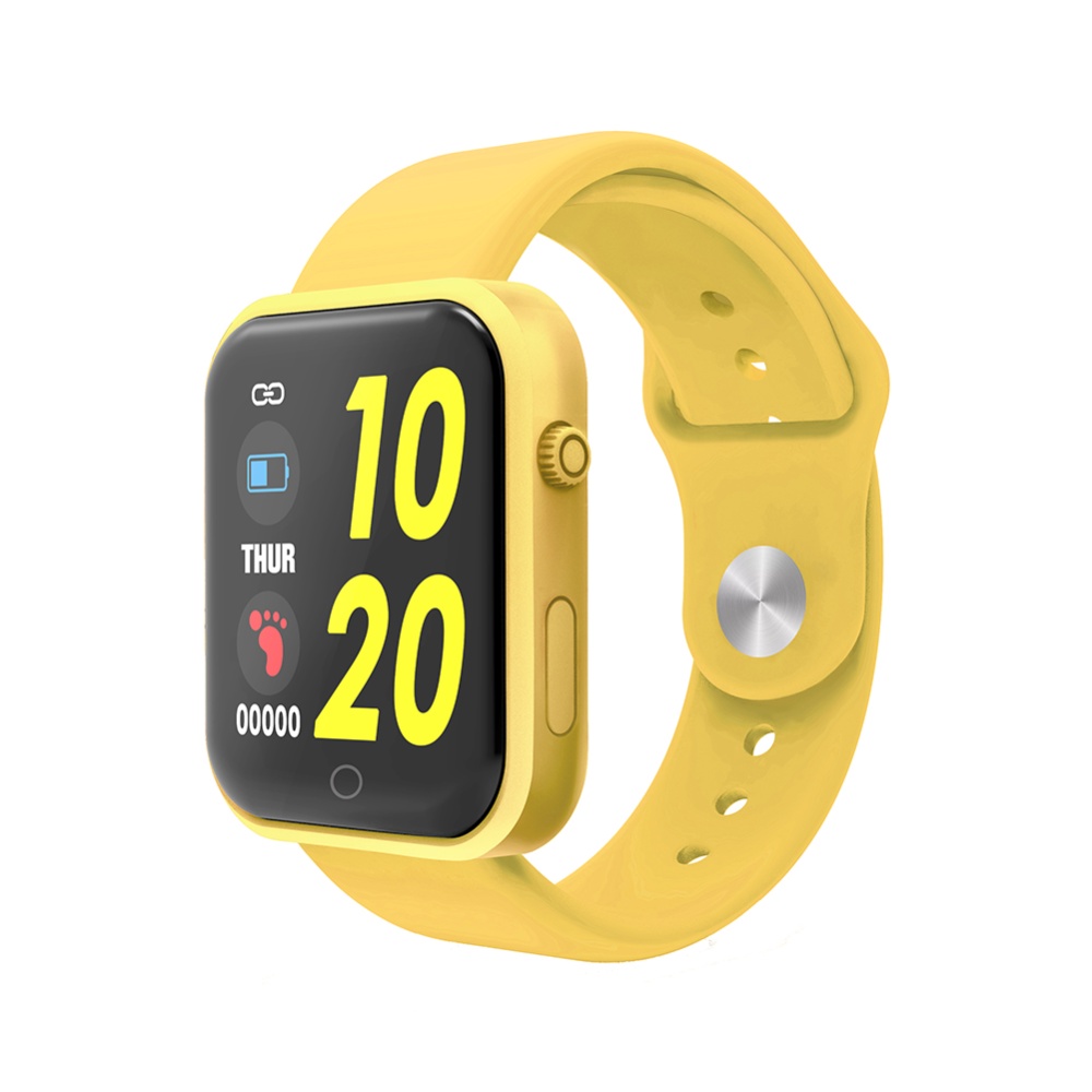 D20l Smart Watch Information Call Reminder Heart Rate Blood Pressure Oxygen Monitoring Sport Bracelet yellow - Image 3