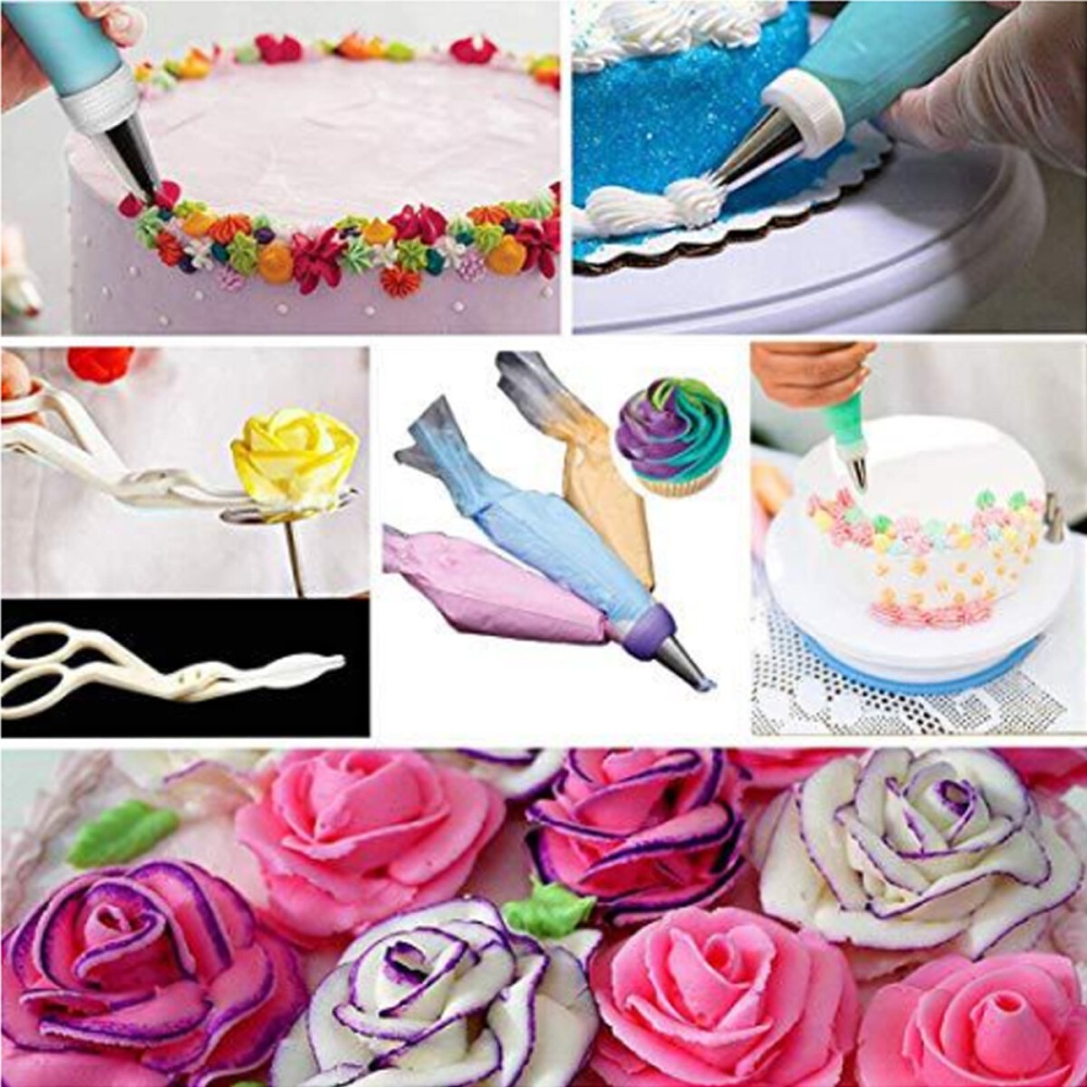 120pcs Cake Decorating Tools Cake Turntable Kit DIY Mold Baking Supplies Set - Image 2