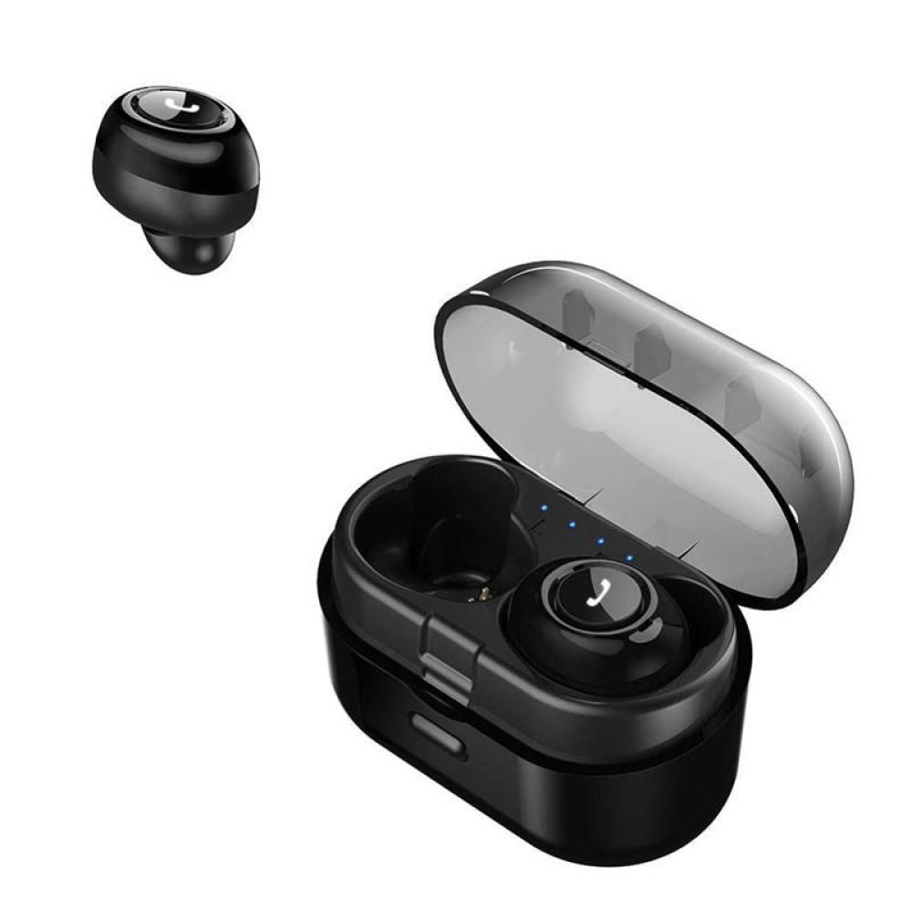 CP-7 TWS Wireless Earphone Sport Earbuds Stereo Bass Handsfree Binaural bluetooth 5.0 Earphone Headphones - Black - Image 2