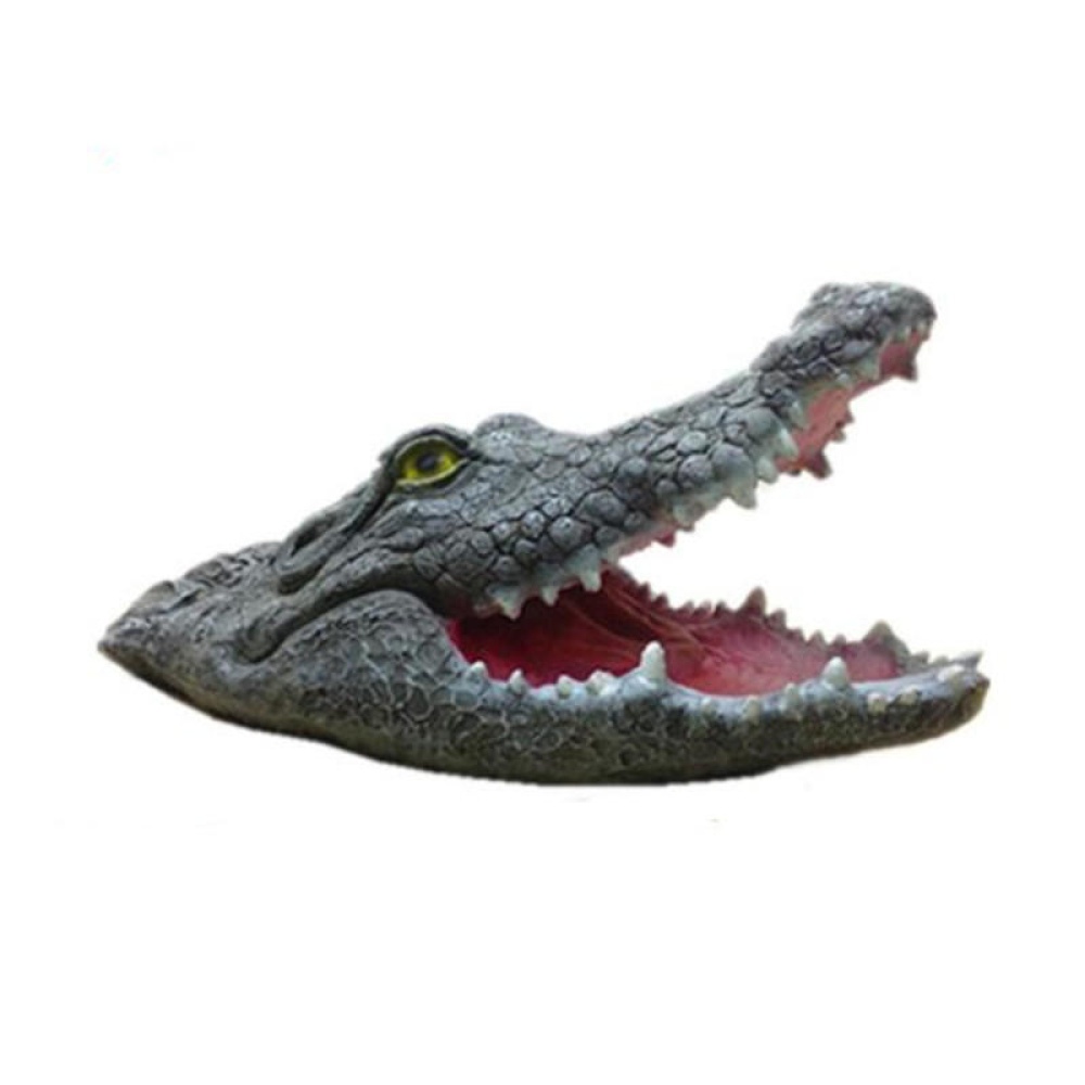 New Floating Crocodile Head Water Decoy Garden or Pond Art Decorations for Goose Predator Heron Duck Control - Image 2