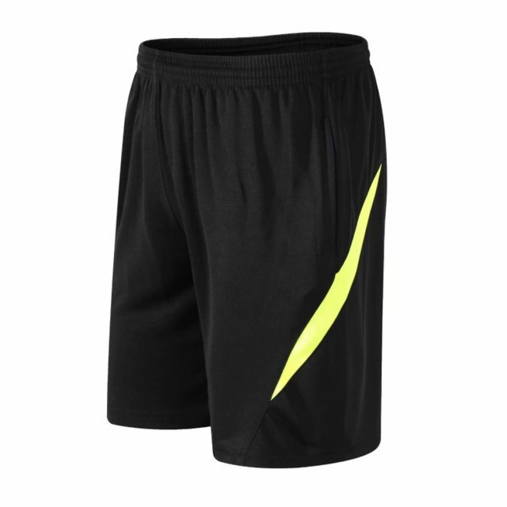 Sports Shorts Men's Running Fitness Training Five Pants Quick-drying Loose Basketball Shorts Training Thin Section Five Pants - Fluorescent Green XL - Image 2