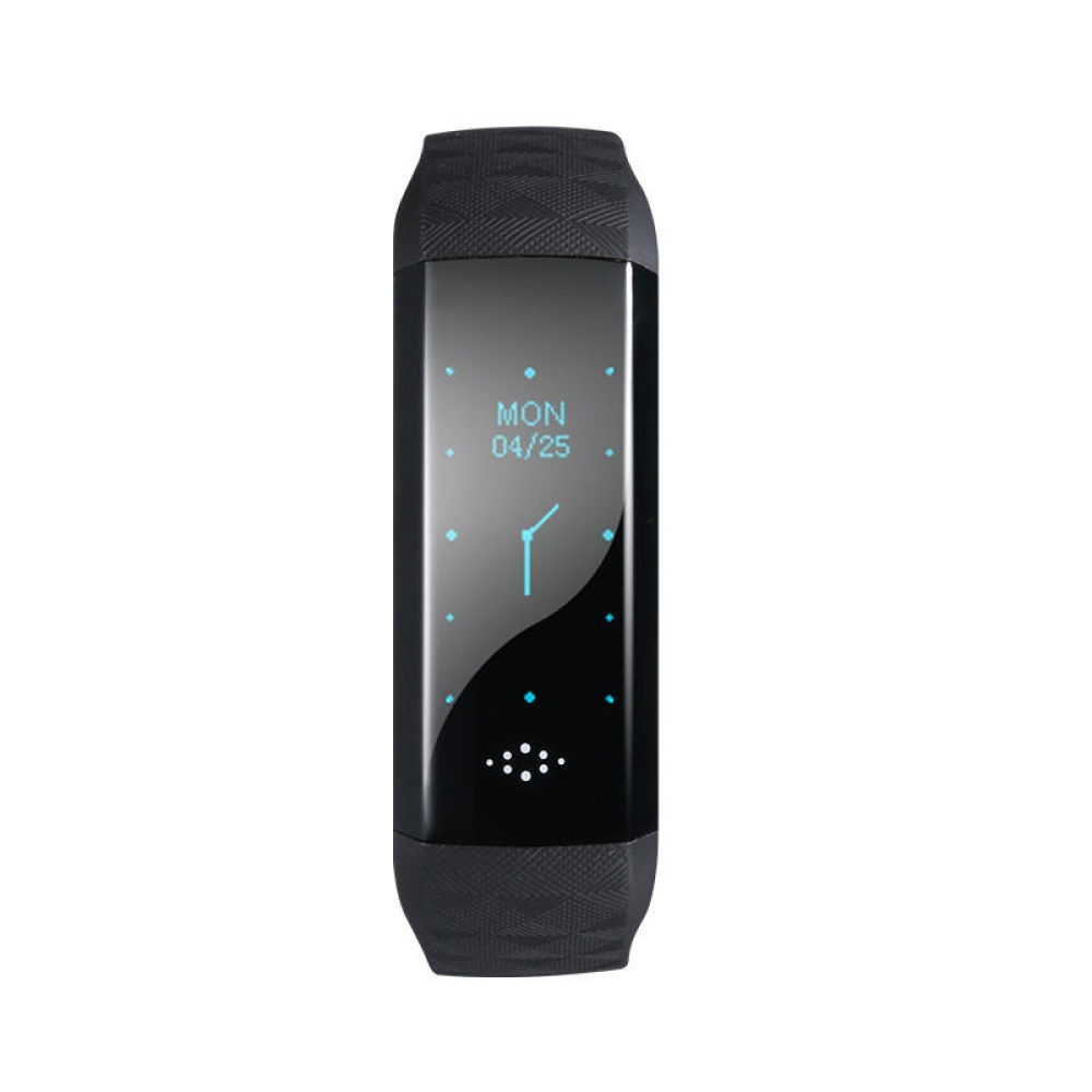 M2s 0.86inch OLED Blood Oxygen Heart Rate Monitor Smart Bracelet - Black - Image 2