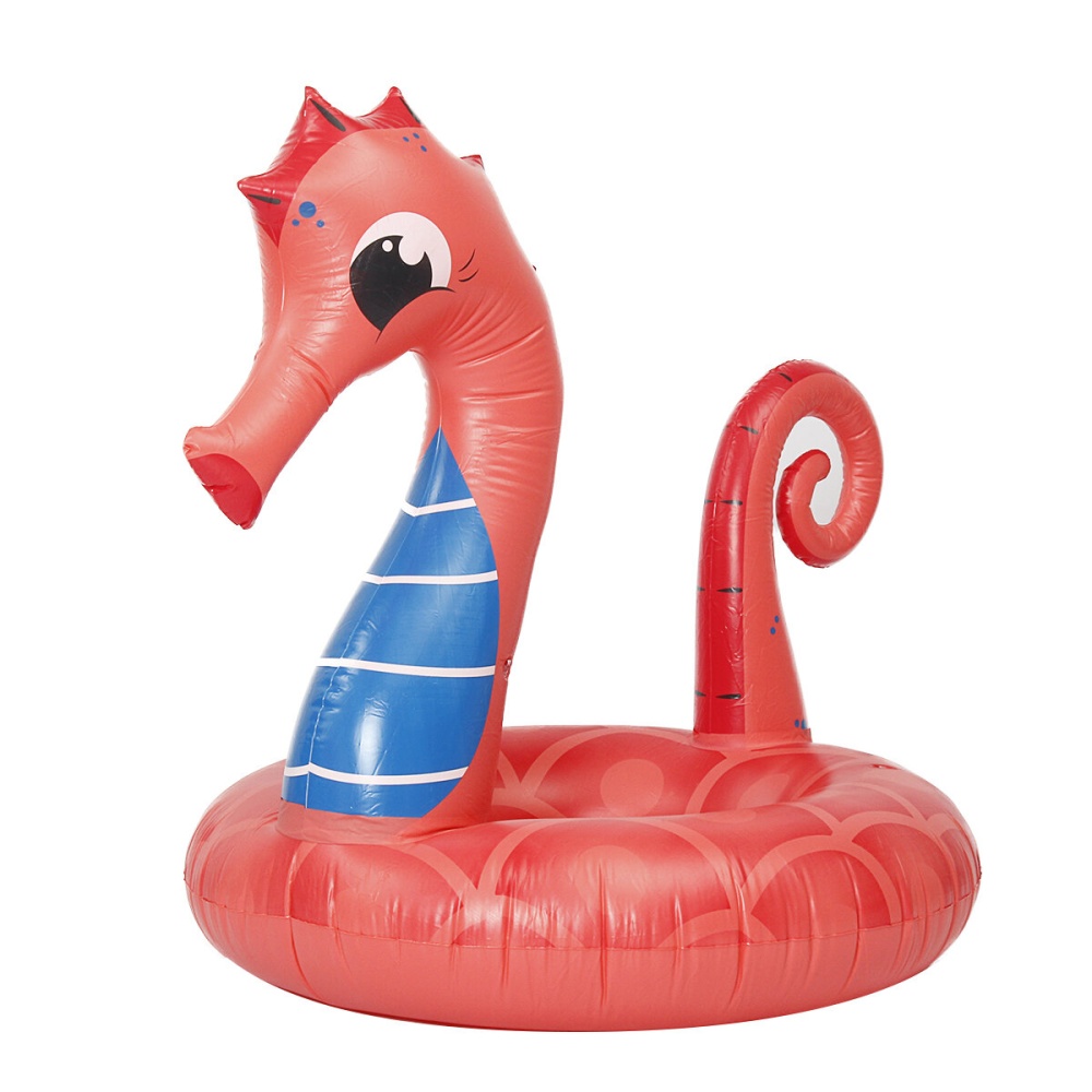 Large Seahorse Inflatable Hippocampus Giant Swimming Pool Ring Floats Bed Water Pool Raft Camping Beach Water Sport Toys Lounge Travel - Image 2