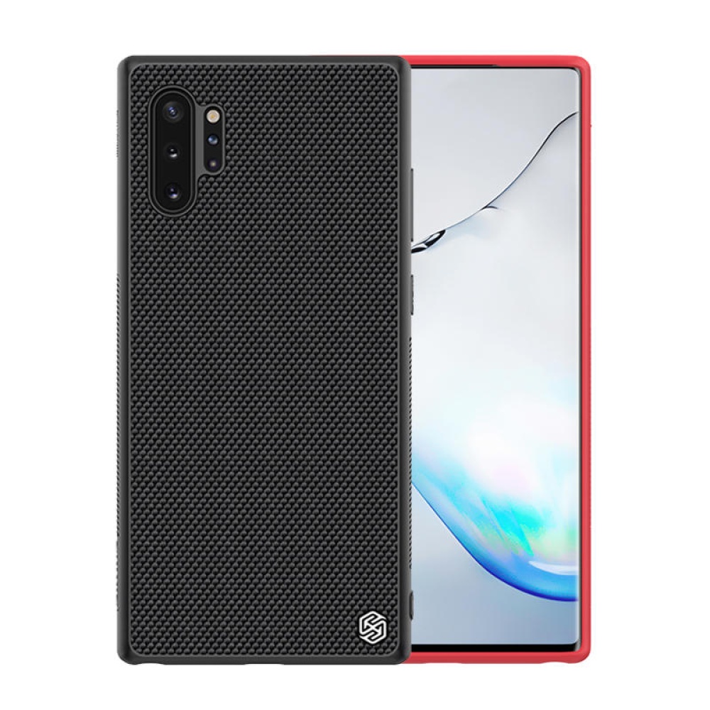 NILLKIN Shockproof Skid-Resistance Nylon Synthetic Fiber Textured Protective Case for Samsung Galaxy Note 10+ / Note 10+ 5G - Red - Image 2