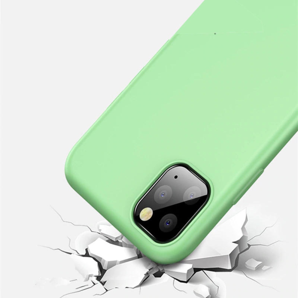 Smooth Shockproof Soft Liquid Silicone Rubber Back Cover Protective Case for iPhone 11 Series - iPhone 11 Pro Max Royal - Image 2