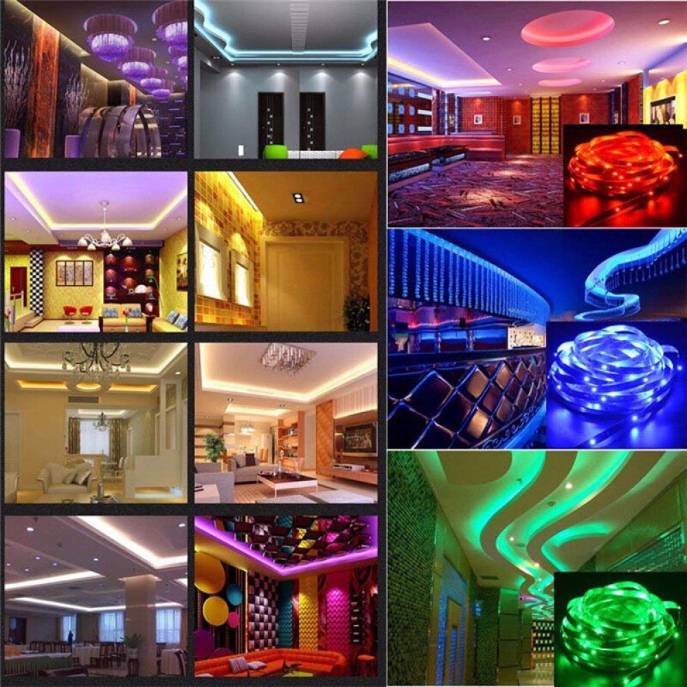 1/2/3/4/5M RGB LED Light Strip USB bluetooth APP Control Ceiling KTV TV Background - 5M - Image 2