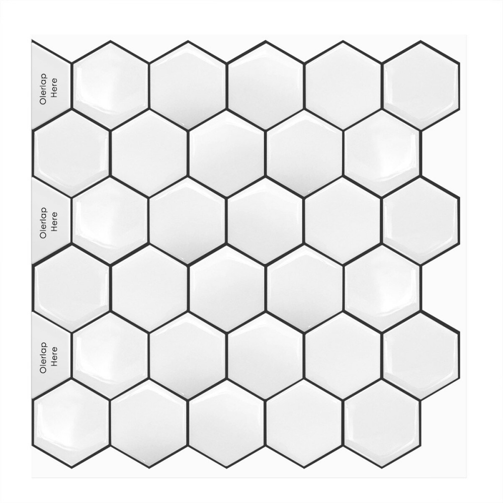 30.5x30.5cm 3D Tile Panel Mold Plaster Wall Stickers Living Room Wallpaper Mural Bathroom Kitchen Accessories Outdoor - A - Image 2