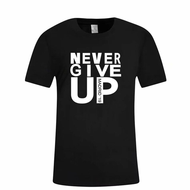 Men Round Neck Print T-shirt European Style Tops - XS Red