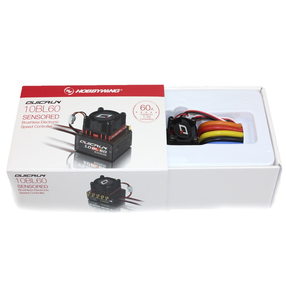 Hobbywing QUICRUN 10BL120 Sensored 120A / 10BL60 Brushless ESC Speed Controller For 1/10 1/12 RC Mini Car 10BL 60A - Image 2