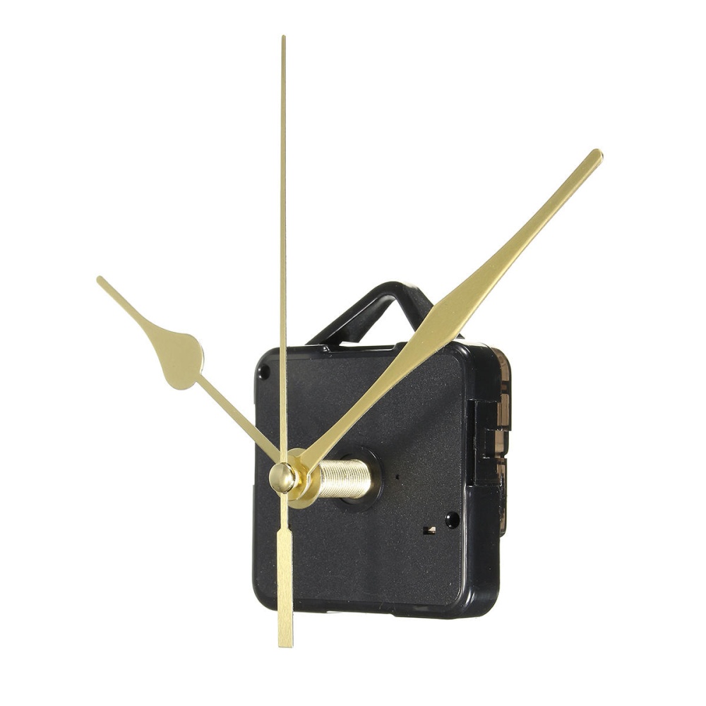 Quartz Clock Movement Mechanism Gold Hands DIY Repair Parts Tool Kit Home Office - Image 2