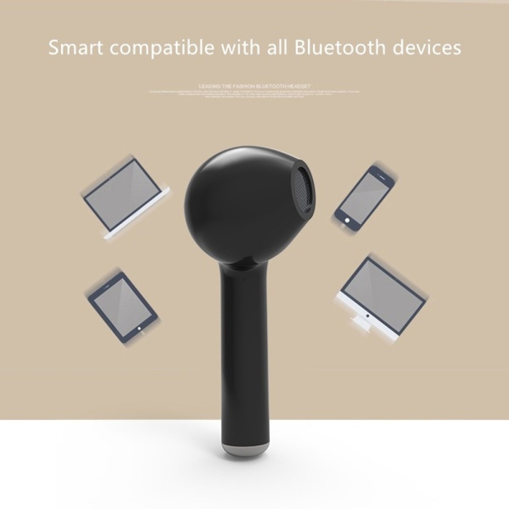 Mini Earbuds Earphone Wireless Bluetooth Headsets Headphones black_Single ear without charging box