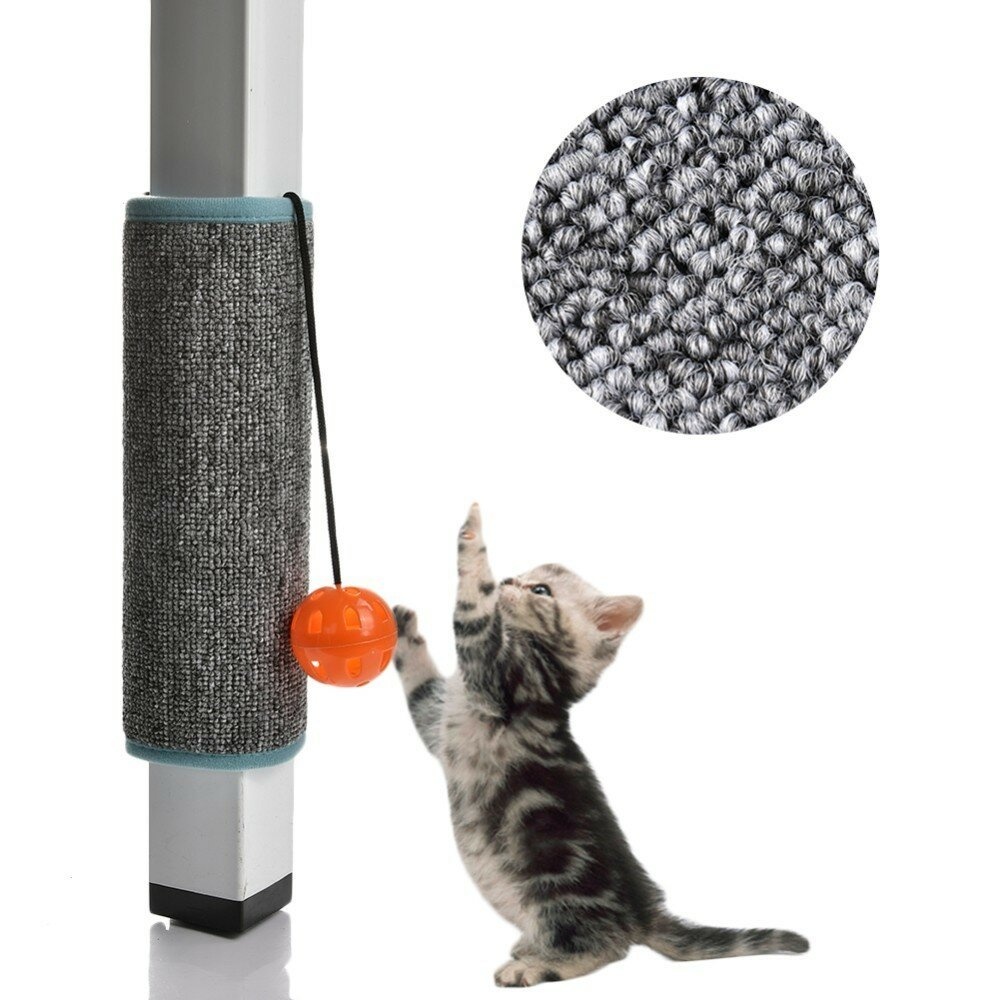 Cat Scratcher Kitten Mat Cat Scratch Board Climbing Tree Chair Table Furniture Protector Pet Toys - straw mat - Image 2