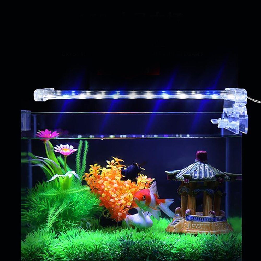 3/6/9/12W LED Aquarium Clip Light Fish Tank Aquatic Plant Lamp Decor 110-240V - 6W - Image 2