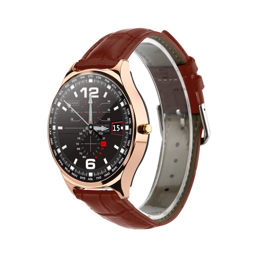 W18 1.33 Inch Larger Full Touch Screen RAM 1G Heart Rate Monitor Music Control Weather Smart Watch - NO.2 - Image 2