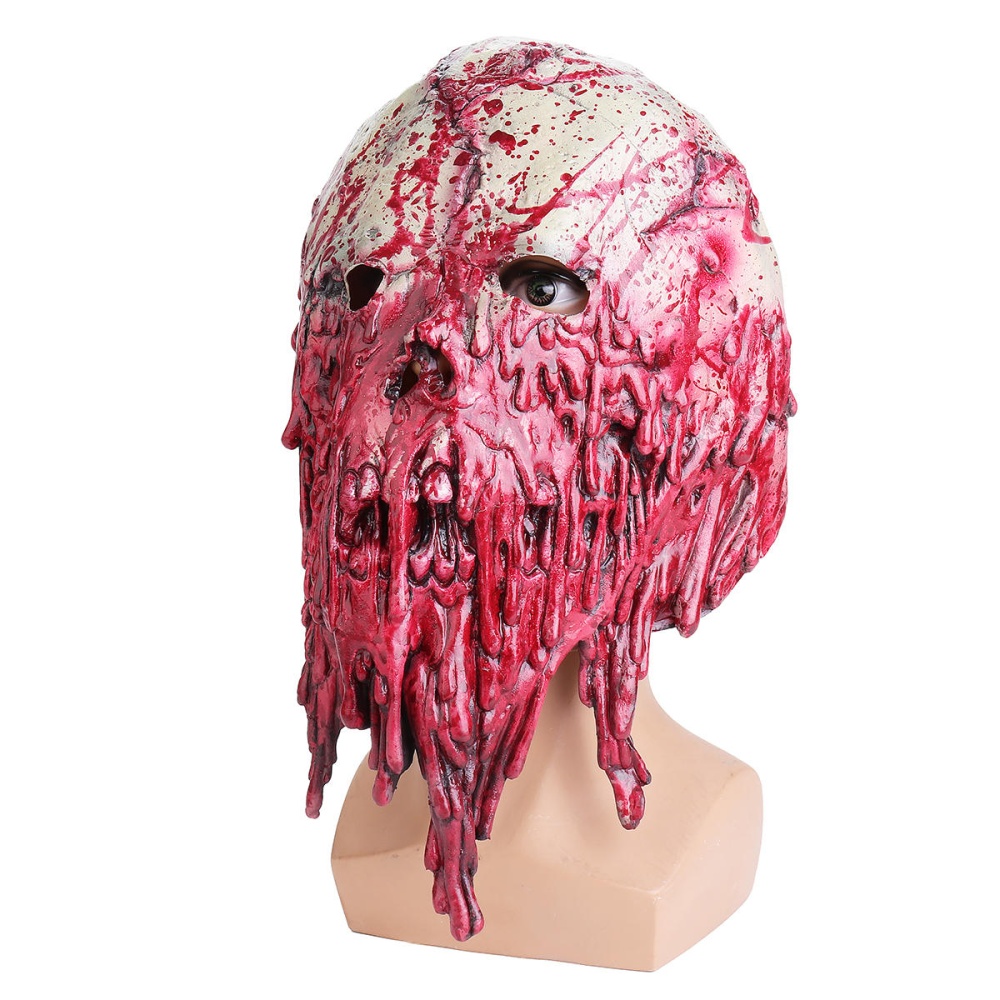 Mask Bloody Festival Skull Zombie Latex Cosplay Horror Costume Props Mask