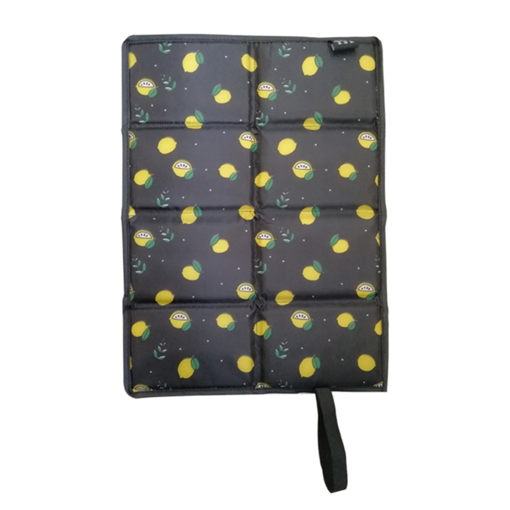 Folder Mat For Outdoor Camping Portable Picnic Beach Pad Moisture-proof Waterproof Cushion Lemon
