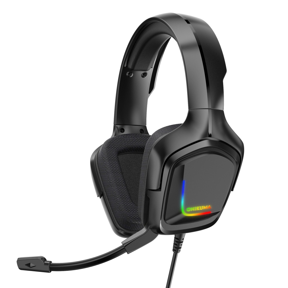 K20 Gaming Headset Rgb Desktop Computer Eating Chicken Game With Microphone black