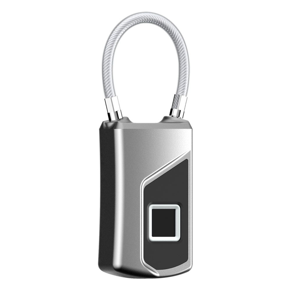 L1 Smart Biometric Fingerprint Lock Usb Rechargeable Anti-theft Security Padlock - Image 3