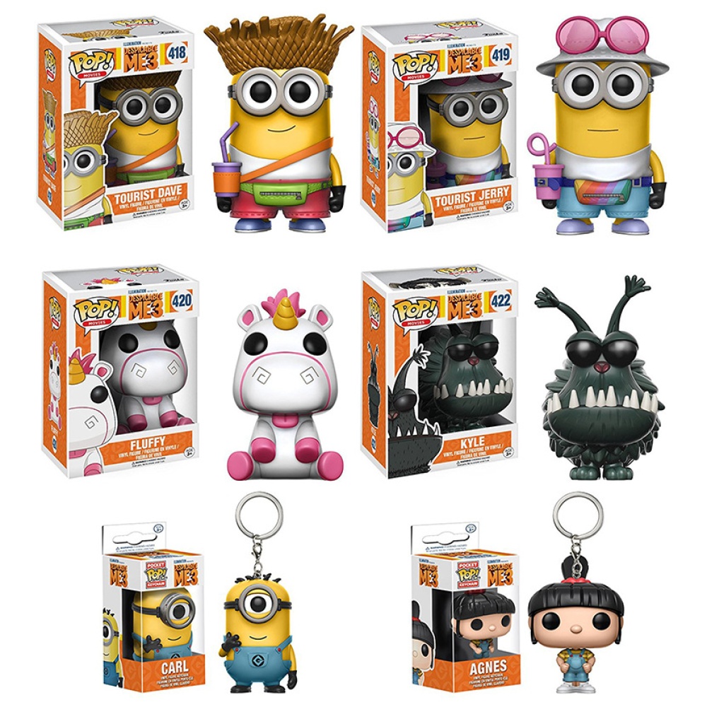 Funko POP Minions Despicable Me 3 Movies Handmade Model Toy Pet dog - Image 2