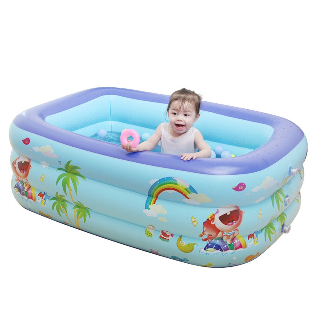 Inflatable Swimming Pool Adults Kids Ocean Ball Pool Bathing Tub Play Water Outdoor Indoor - 1.5M - Image 2