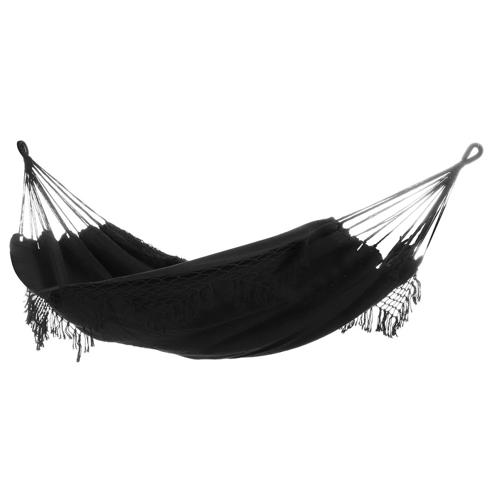 Canvas Hammock Double People Hanging Swinging Bed Camping Travel Beach Swing Outdoor Garden Max Load 200kg - Image 2