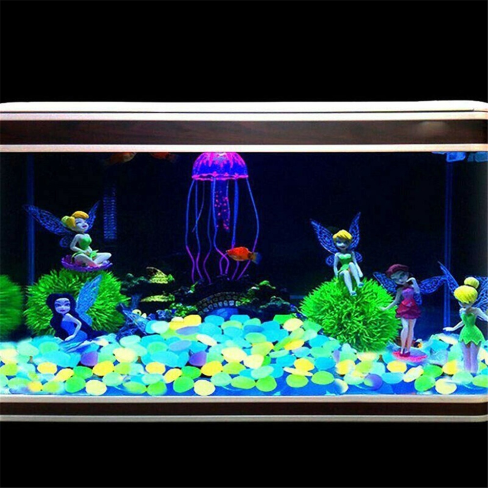 100Pcs/Pack Luminous Stone For Fish Tank Landscaping Villa Garden Decoration Color mixing - Image 2