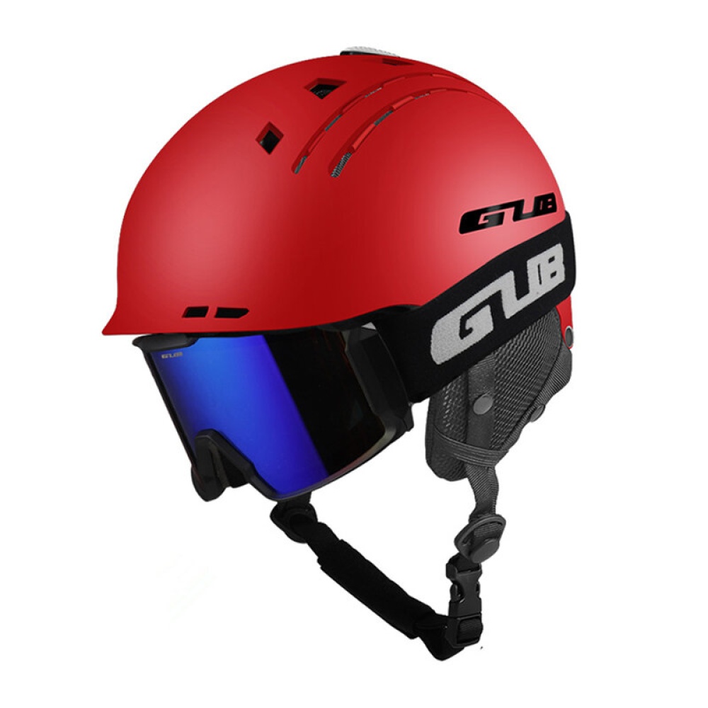 GUB 606 58-60cm Men Women Cycling Skiing Helmet Sports Safety Ultralight Breathable Winter Helmet - Black - Image 2