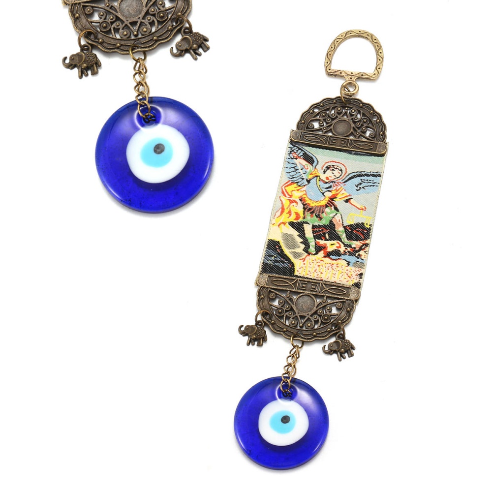 Turkish Blue Evil Eye Amulet Wall Hanging Home Decoration Lucky Protection Hanging Decorations - Image 2