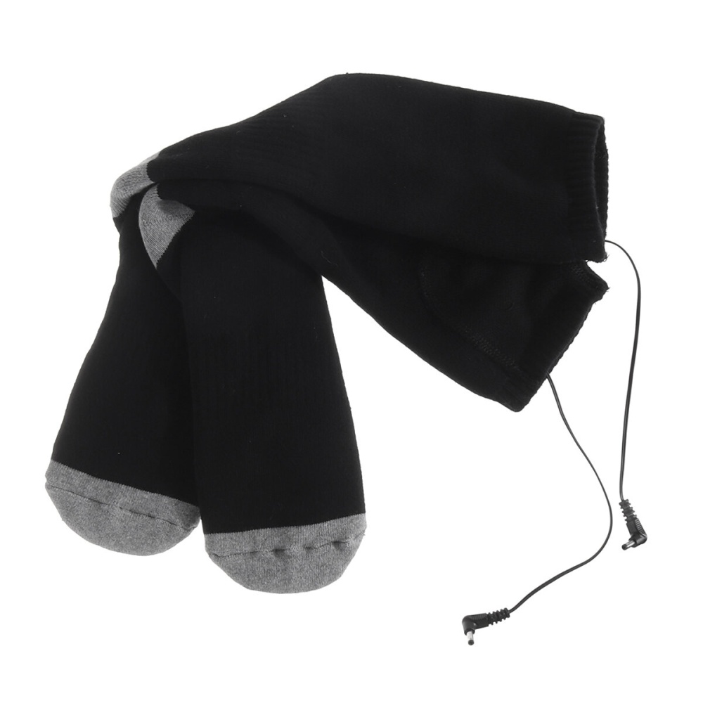 Electric Heating Socks Intelligent Heating Warm Breathable Comfortable Heated Socks Battery Powered Thermosocks - Grey