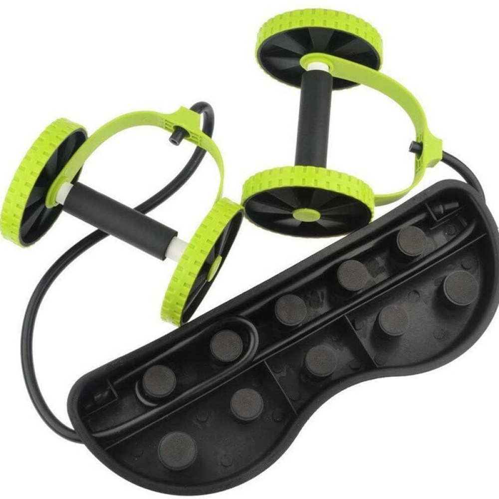 Multifunctional Home Abdominal Wheel Roller w/ Resistance Bands Muscle Training Workout Tools - Image 2