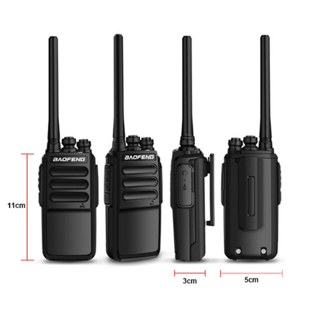 BAOFENG BF-C3 5W 2800mAh Walkie Talkie 400-470MHz 1-3km 16 Channels Dual Band Two-way Handheld Radio USB Charging for Outdoor Hiking Intercom - US Pl - Image 2