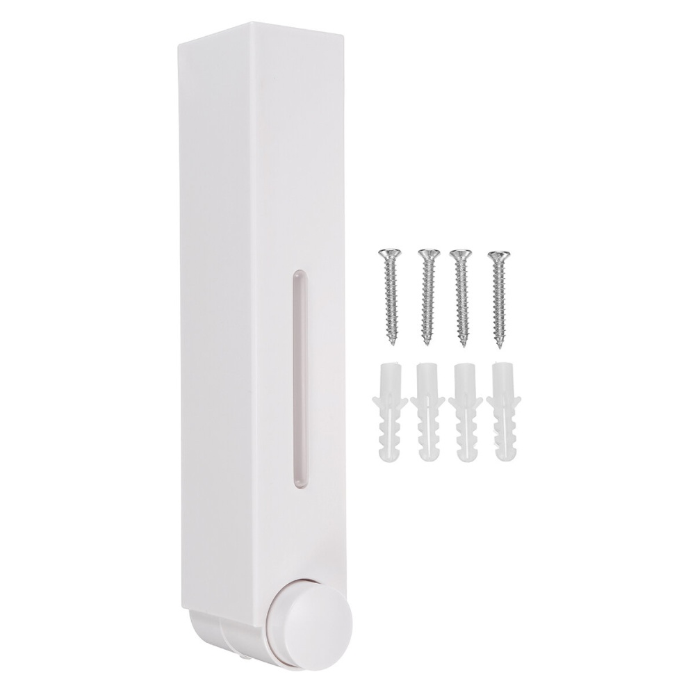 Bathroom Liquid Soap Dispenser Wall Mounted For Kitchen Plastic 350ml Shower - #8