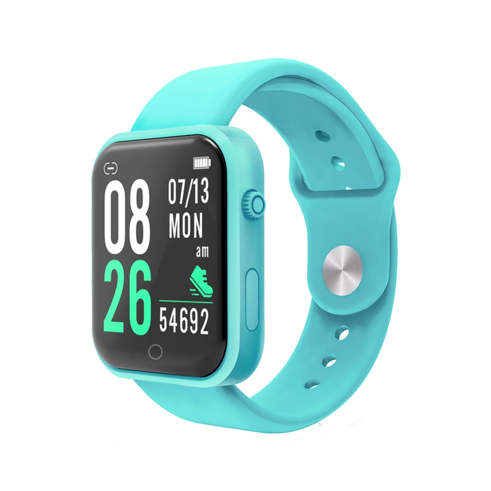 D20l Smart Watch Information Call Reminder Heart Rate Blood Pressure Oxygen Monitoring Sport Bracelet Cyan - Image 4