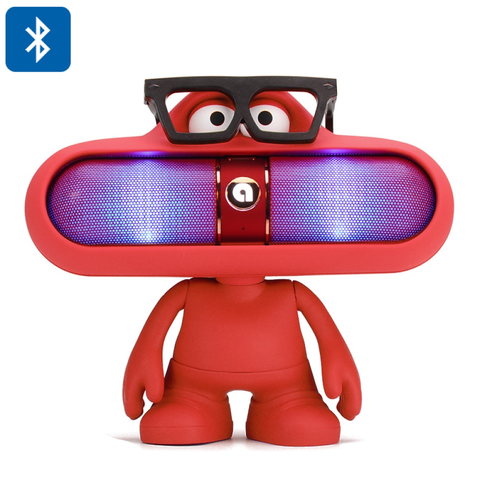 Haut-parleur Bluetooth Dude Doll (Rouge)
