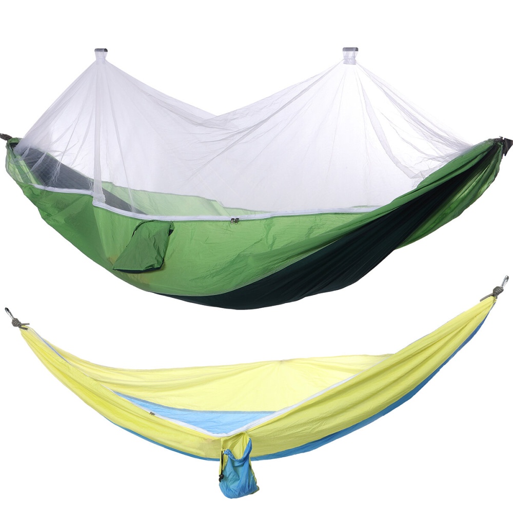 Double Ultra-thin Anti-mosquito Net Hammock with Nylon Polyester for Outdoor - Type B