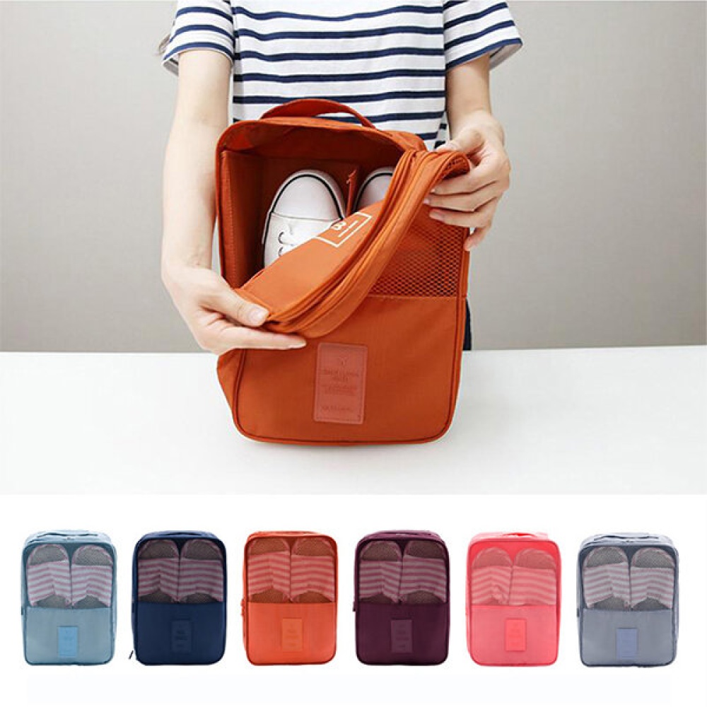 Honana HN-TB18 Travel Storage Bags Waterproof Portable Shoes Box Pouch Organizer Bag Cube Fashion - Orange - Image 2