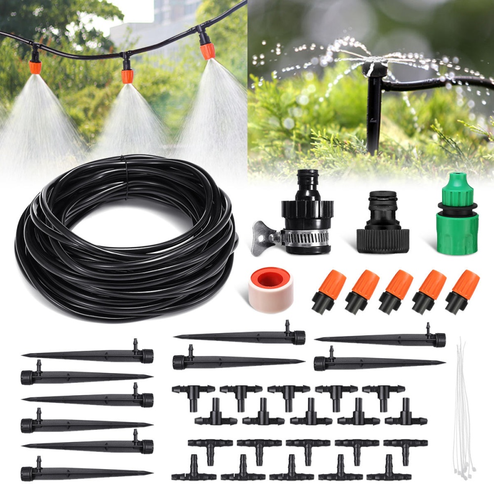 Micro Irrigation Drip System Watering Drip Irrigation DIY Irrigation Reducing Tee Orange Spray Nozzles Spray Nozzles Irrigation Kits - Image 2