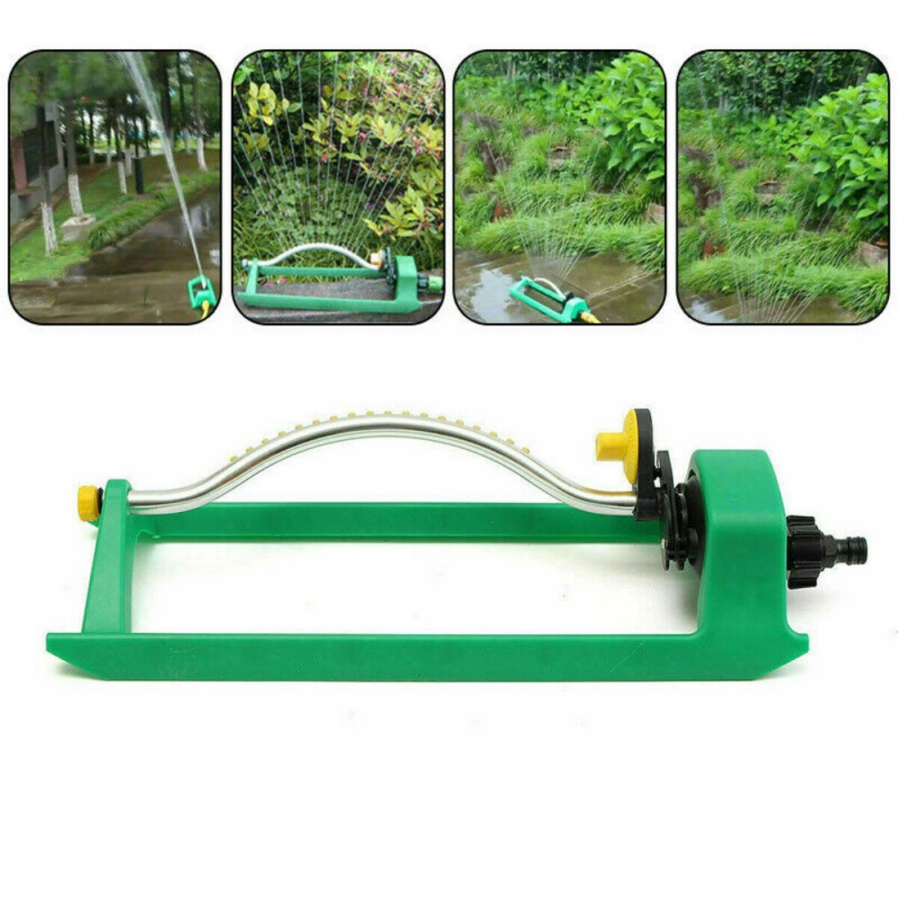 Outdoor Garden Grass 18-hole Adjustable Oscillating Sprinkler Water Lawn Nozzle - Image 2