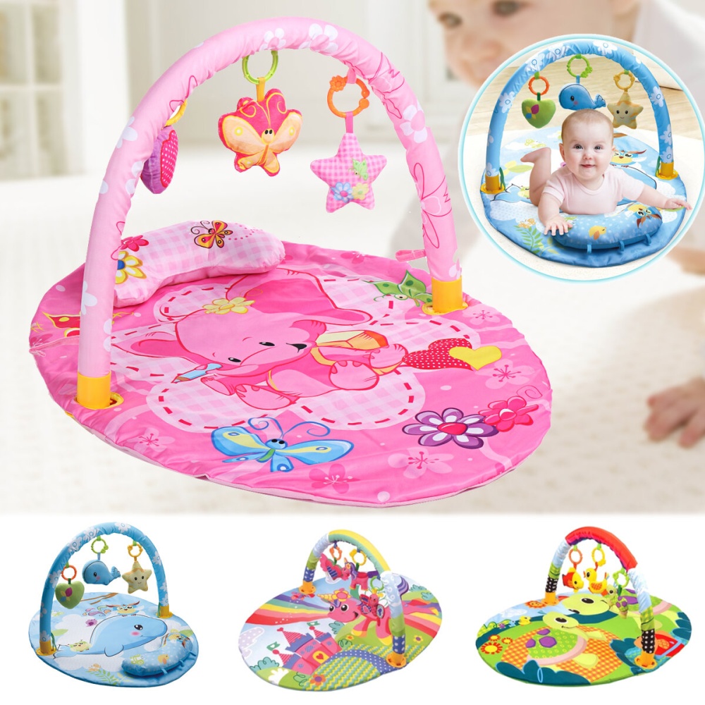 Baby Musical Playmat Play Mat Kids Rug Educational Puzzle Tapis Carpet Animal Crawling Activity for Babies - B - Image 2