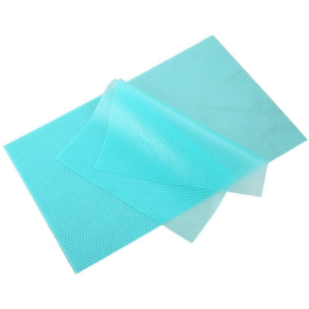 4pcs Refrigerator Pad Antibacterial Antifouling Mildew Moisture Tailorable Pad Refrigerator Mats Fridge Waterproof Mat - Pink - Image 2