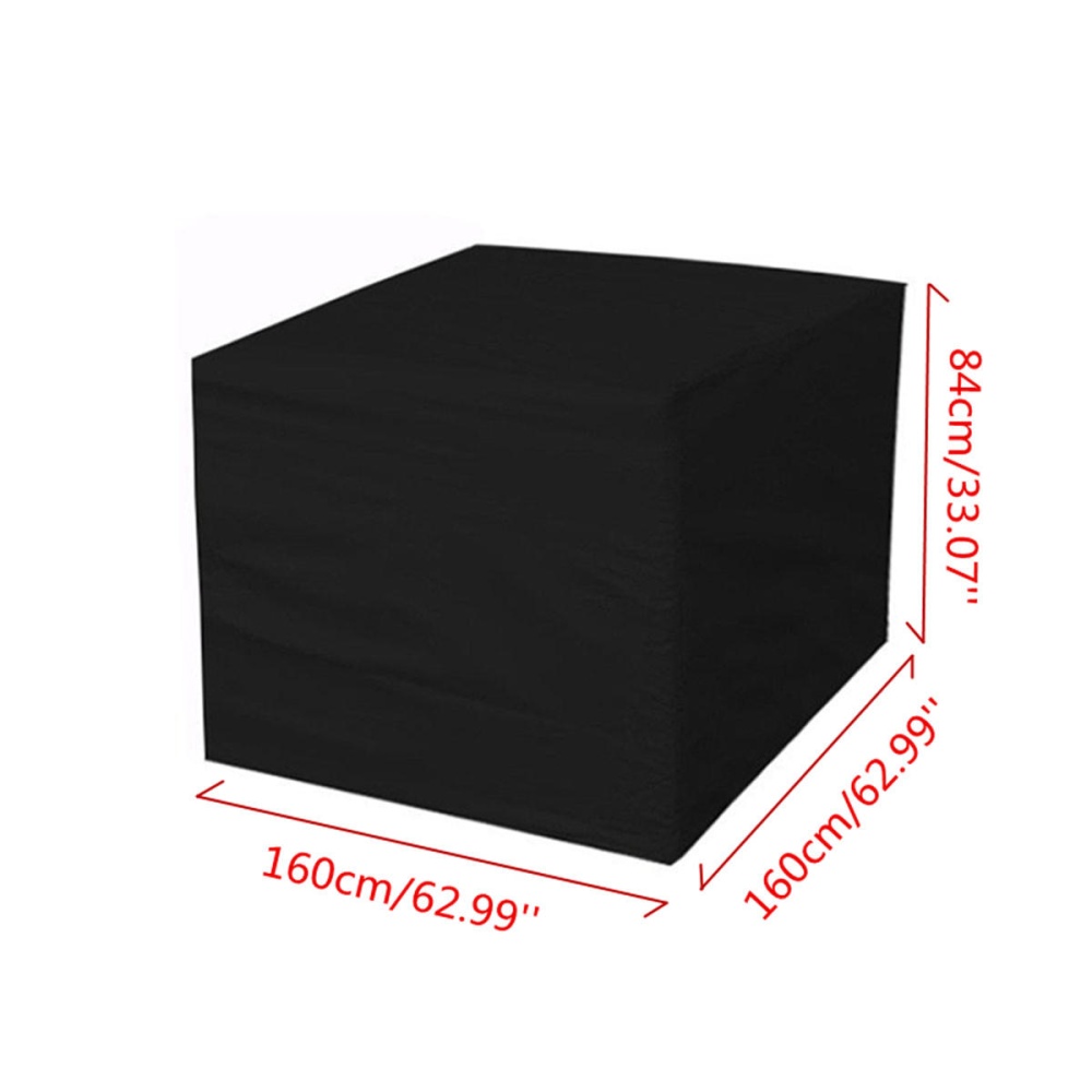 IPRee® 160x160x84cm Outdoor Garden Patio Waterproof Cube Table Furniture Cover Shelter Protection - Image 2