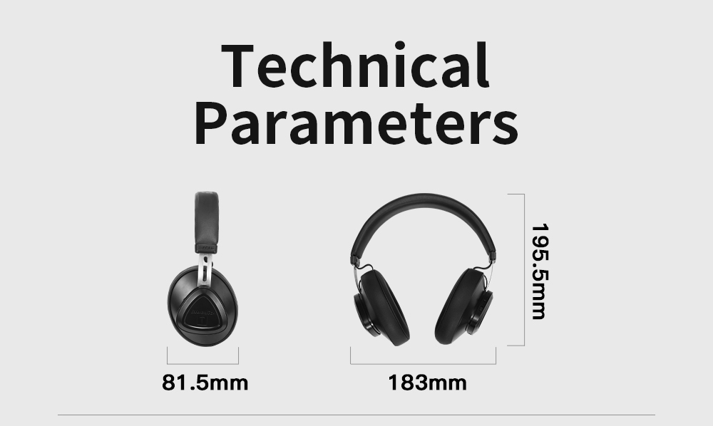 Casque sans fil Bluedio TMS jaune - Image 2